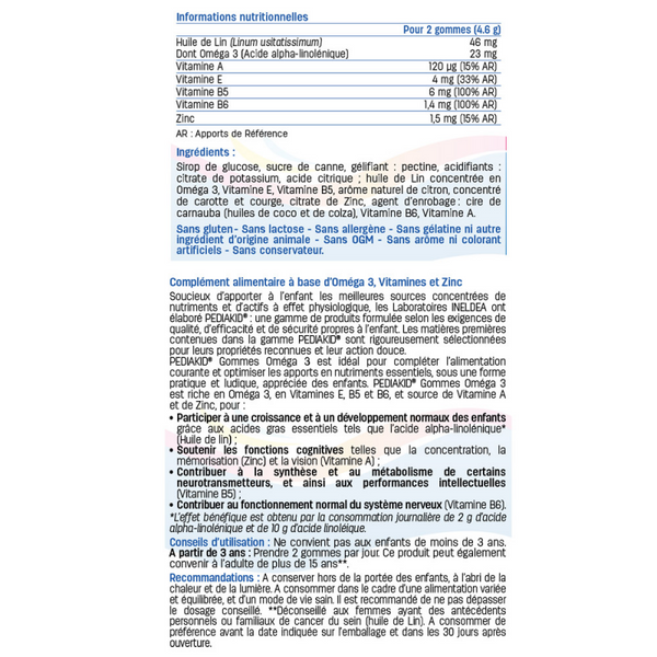 Ведмежуйки Омега 3 / OMEGA 3 - Омега 3, вітаміни A-E-B5-B6 та цинк, 60 шт 39189 фото